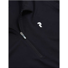 Koszulka PEAK PERFORMANCE W Comfort Zip SL Polo czarny - Adventure Sports

