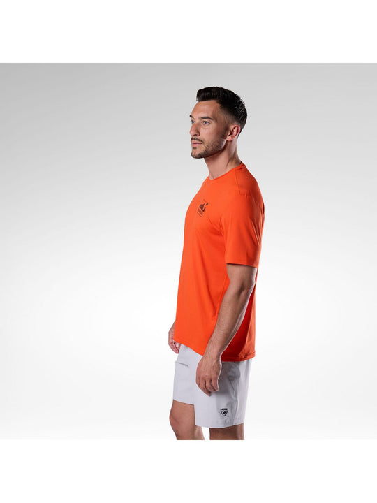 Koszulka męska ROSSIGNOL M Graphic Active Tee pomarańczowa
