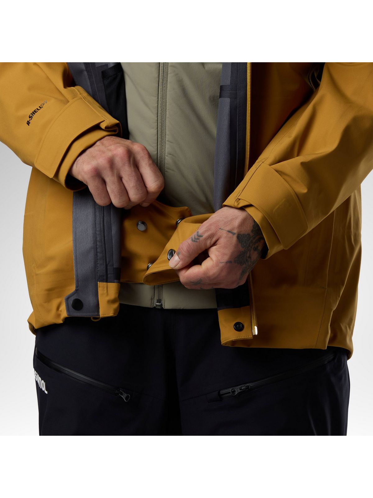 Kurtka narciarska męska ROSSIGNOL M Evader 2.0 3L Shell Jacket brązowa
