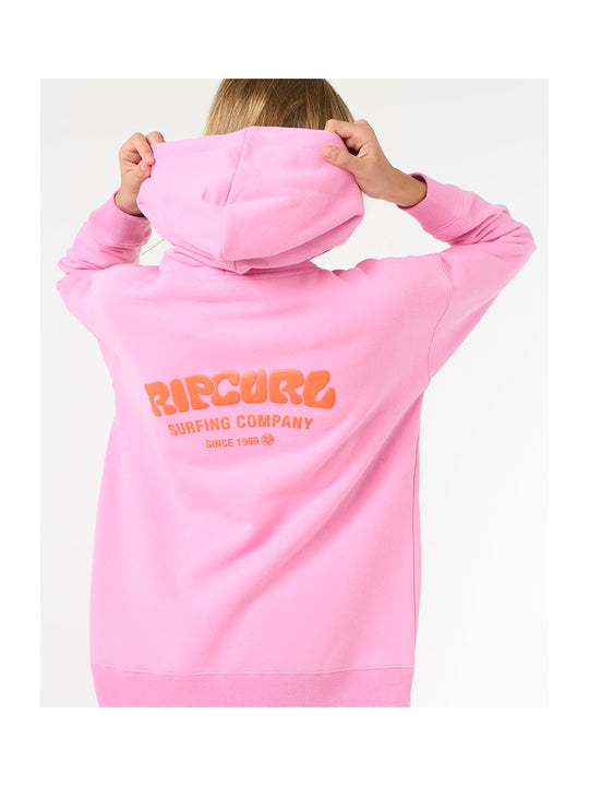 Bluza RIP CURL Surf Puff Hood-Girl różowy
