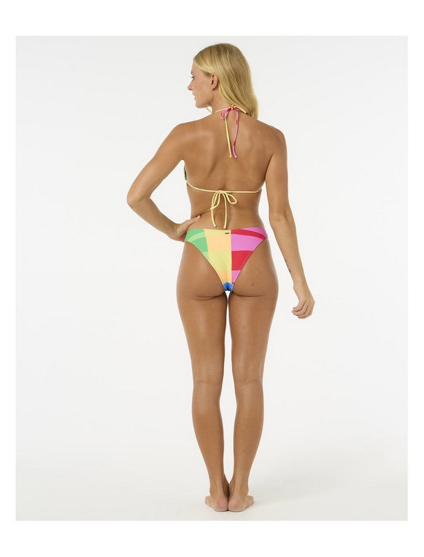Stanik kąpielowy RIP CURL Las Dalias Sliding Tri turkusowy