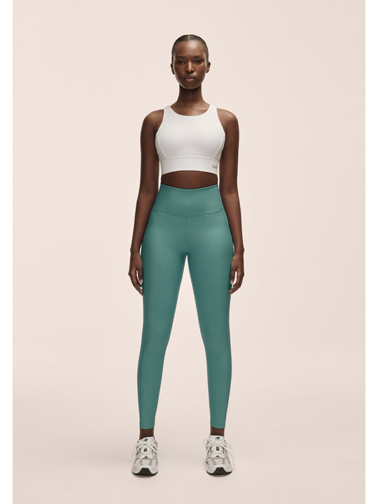 Legginsy damskie CASALL Pure Pocket High Waist Tights kolor zielony
