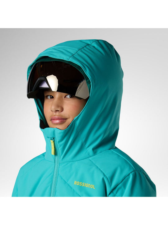 Kurtka narciarska juniorska ROSSIGNOL Girl Staci Insulated Ski Jkt niebieska
