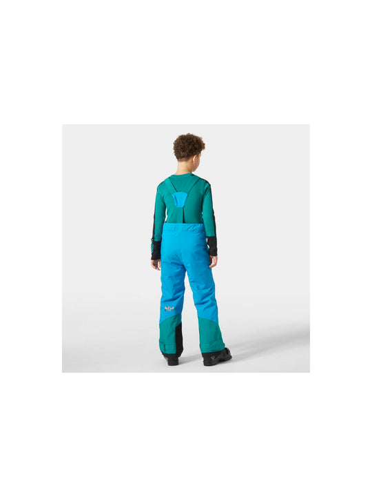 Spodnie narciarskie dziecięce HELLY HANSEN Jr Summit 2.0 Bib Pant kolor niebieski
