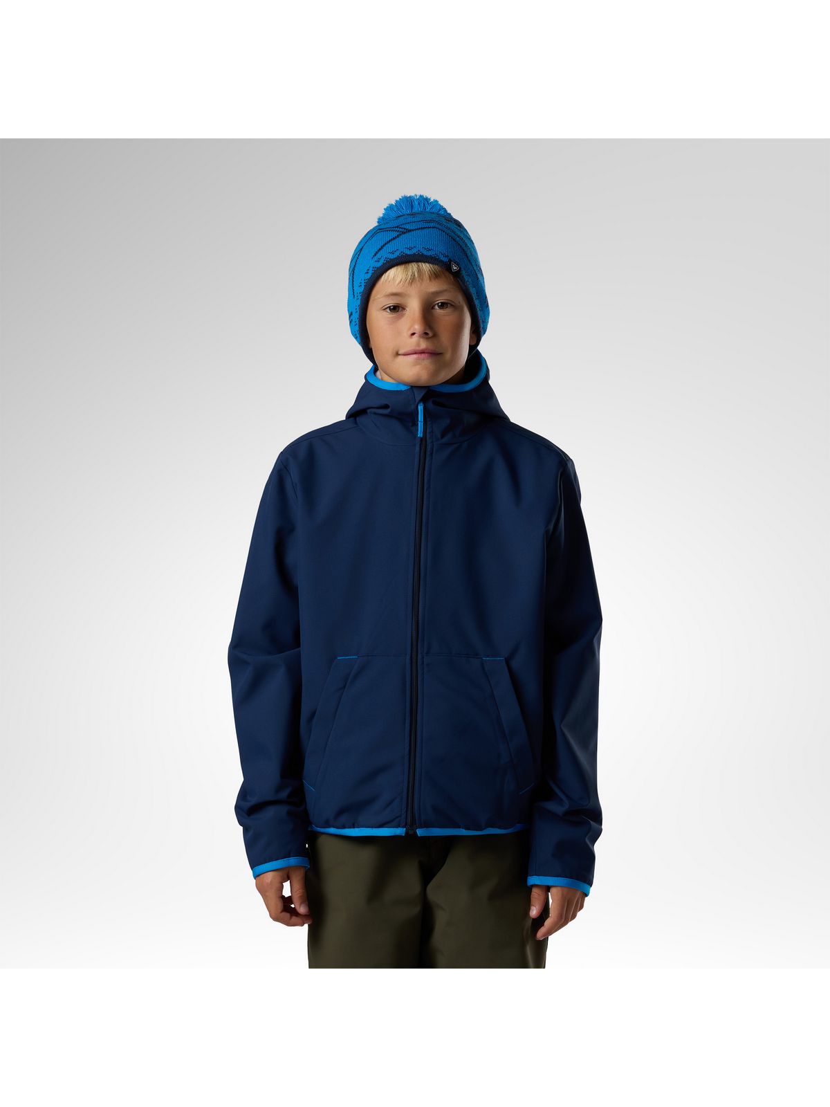 Bluza juniorska ROSSIGNOL Jr Reversible Hoodie Jacket niebieska