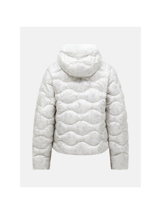 Kurtka puchowa damska PEAK PERFORMANCE 40Y Helium Down Hood Jacket biała
