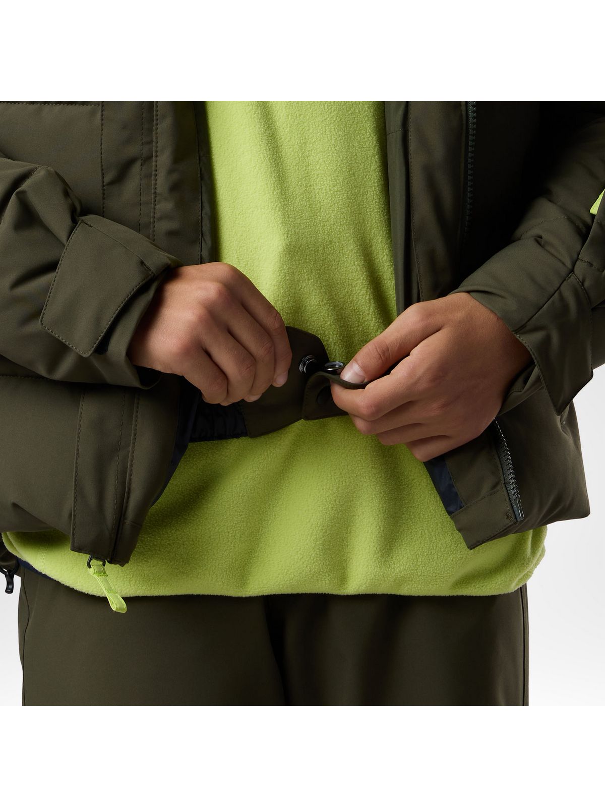 Kurtka narciarska juniorska ROSSIGNOL Boy Siz Quilted Jkt zielona