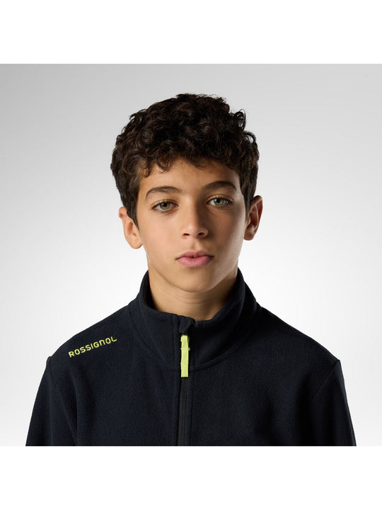 Bluza juniorska ROSSIGNOL Jr Polar Fleece Jacket czarna
