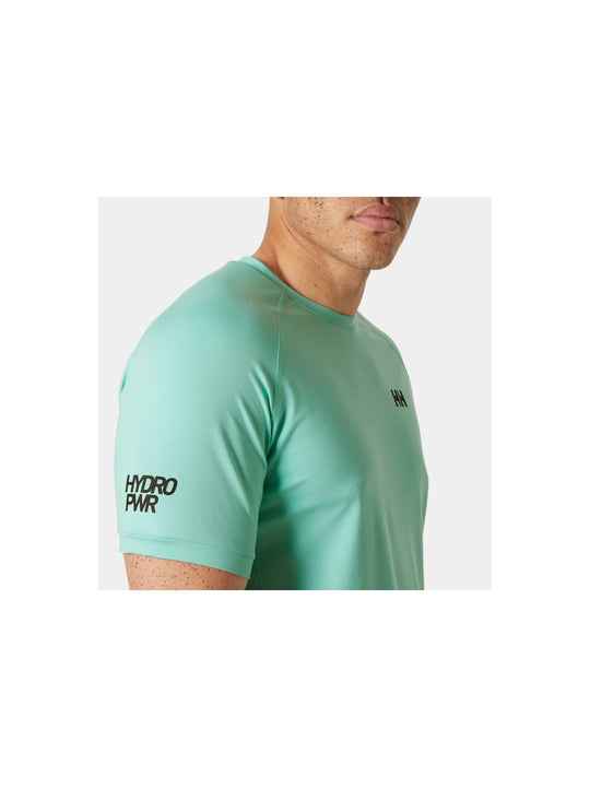 Koszulka HELLY HANSEN HP OCEAN T-SHIRT 2.0 zielony - Adventure Sports
