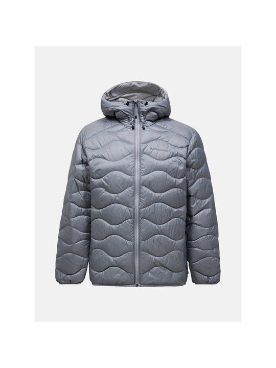 Kurtka puchowa męska PEAK PERFORMANCE Helium Down Hood Jacket szara
