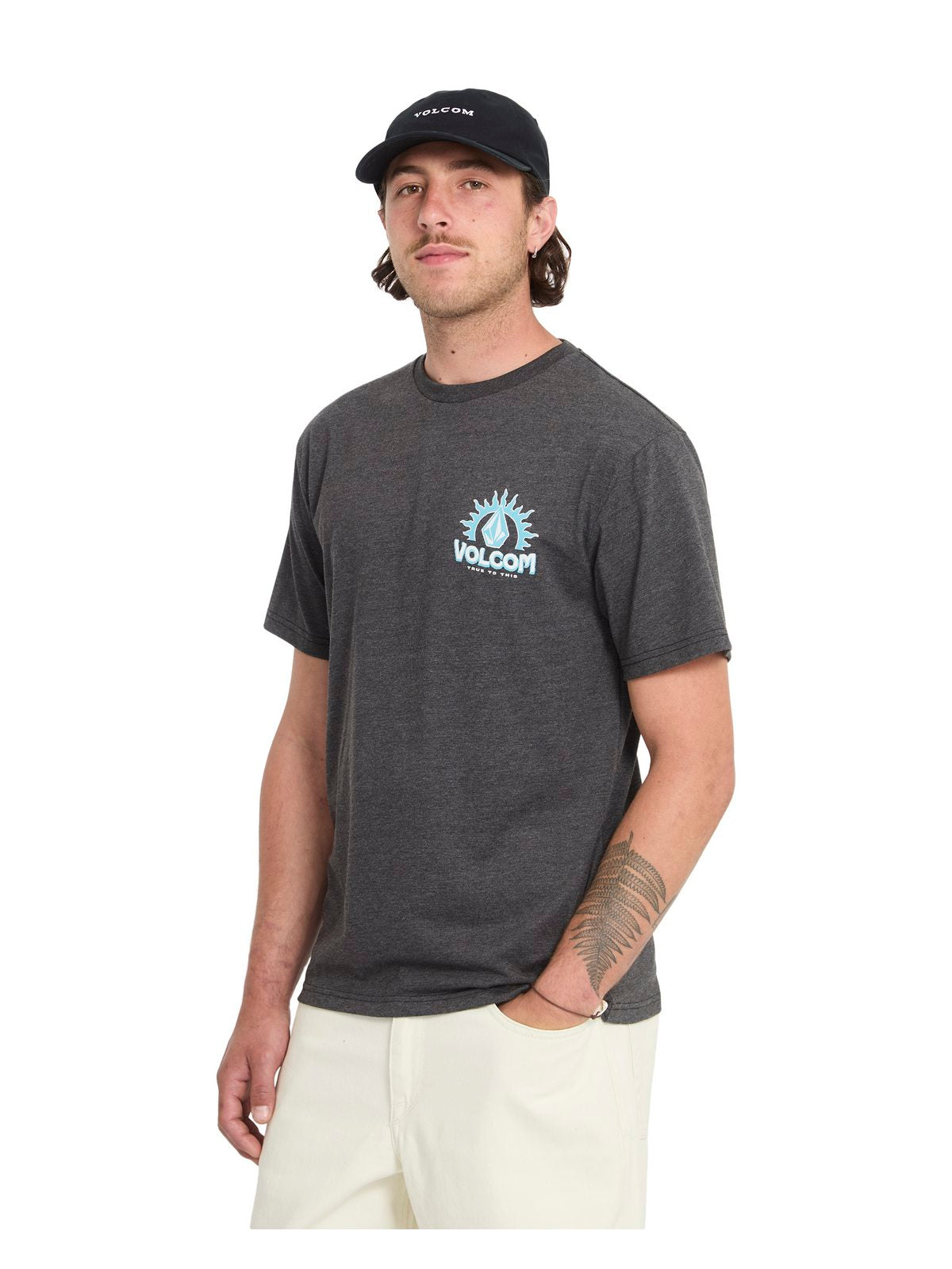 Koszulka męska VOLCOM Solstice Hth Sst szary