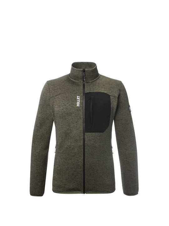 Bluza męska MILLET M Chamonix Knit Jkt M zielona
