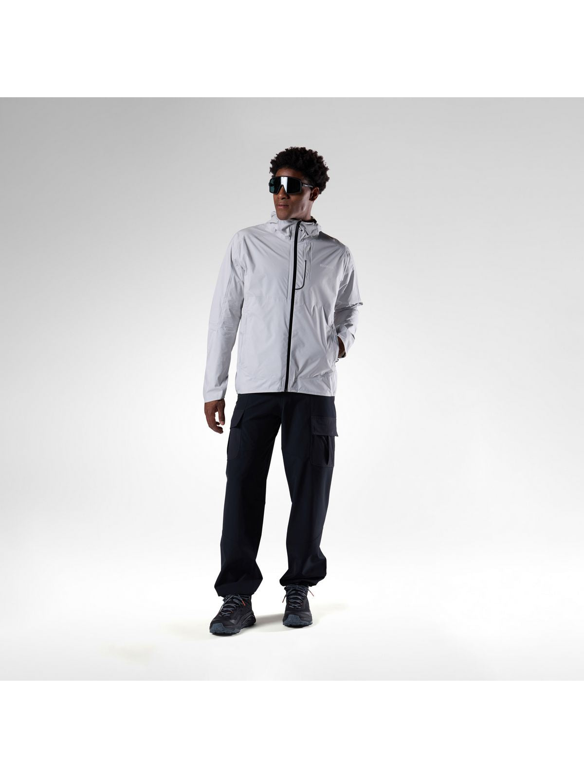 Kurtka męska ROSSIGNOL M Rainproof 2.5L Shell Jkt szara