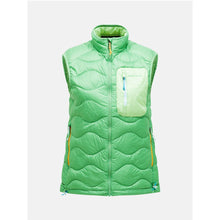 Kamizelka puchowa damska PEAK PERFORMANCE W Helium Utility Down Vest zielony - Adventure Sports
