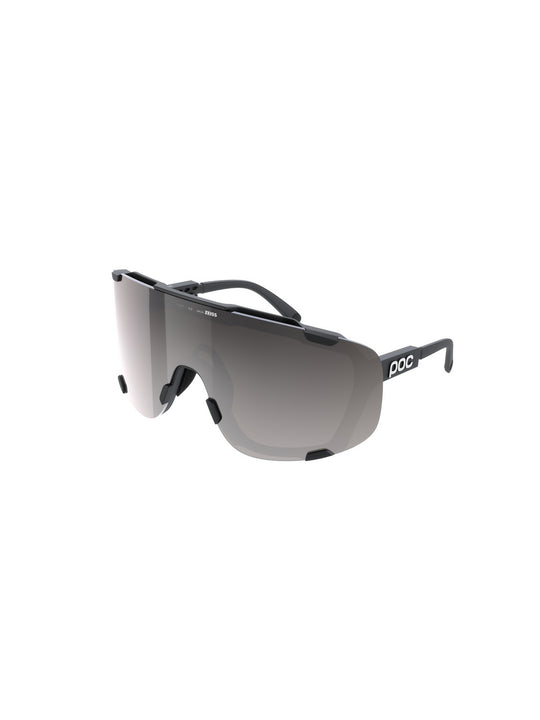 Okulary rowerowe POC Devour Wide Fit czarne - Clarity Road/Sunny Silver cat.3
