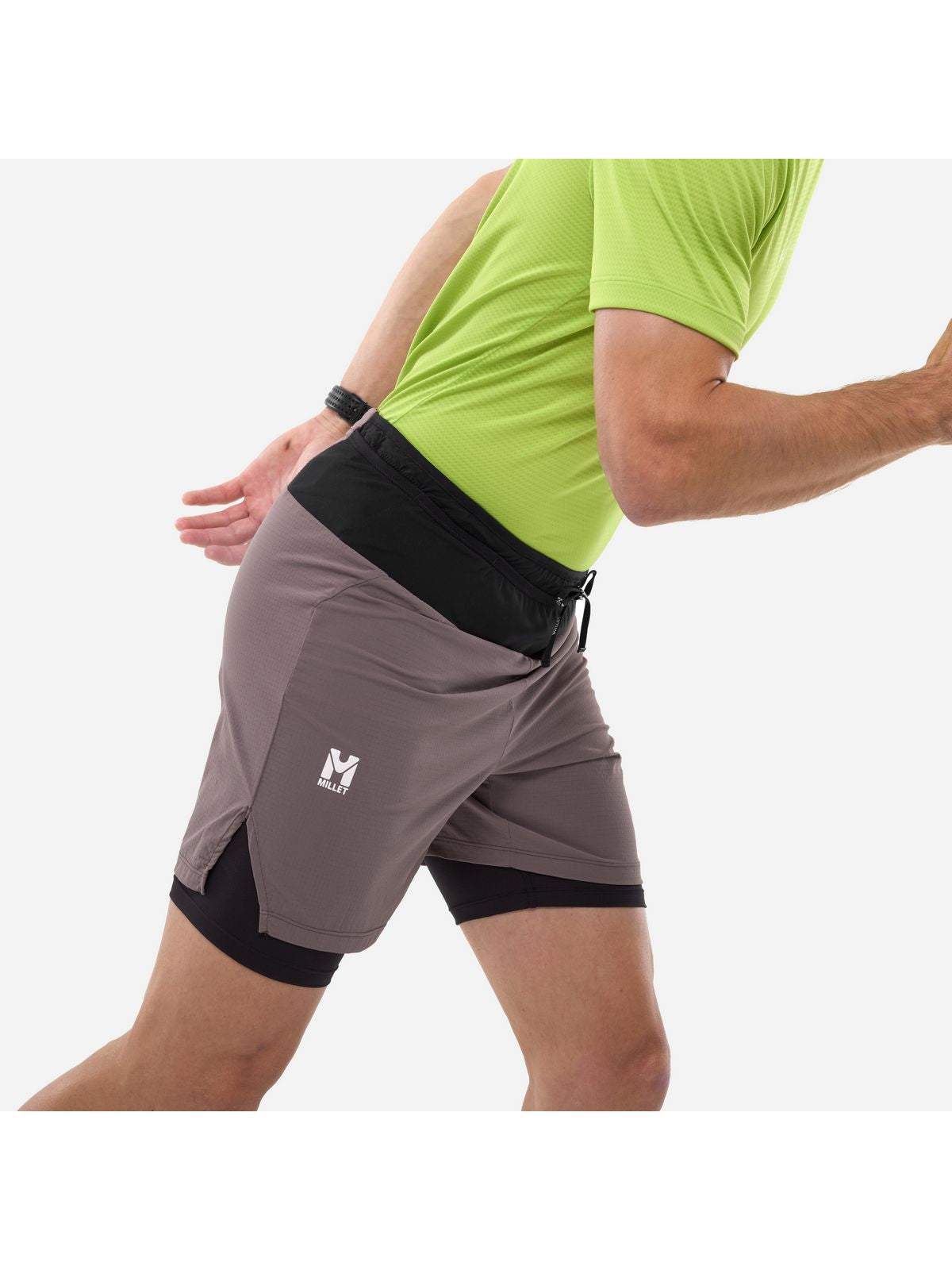 Szorty męskie MILLET Intense 2In1 Short M fioletowa