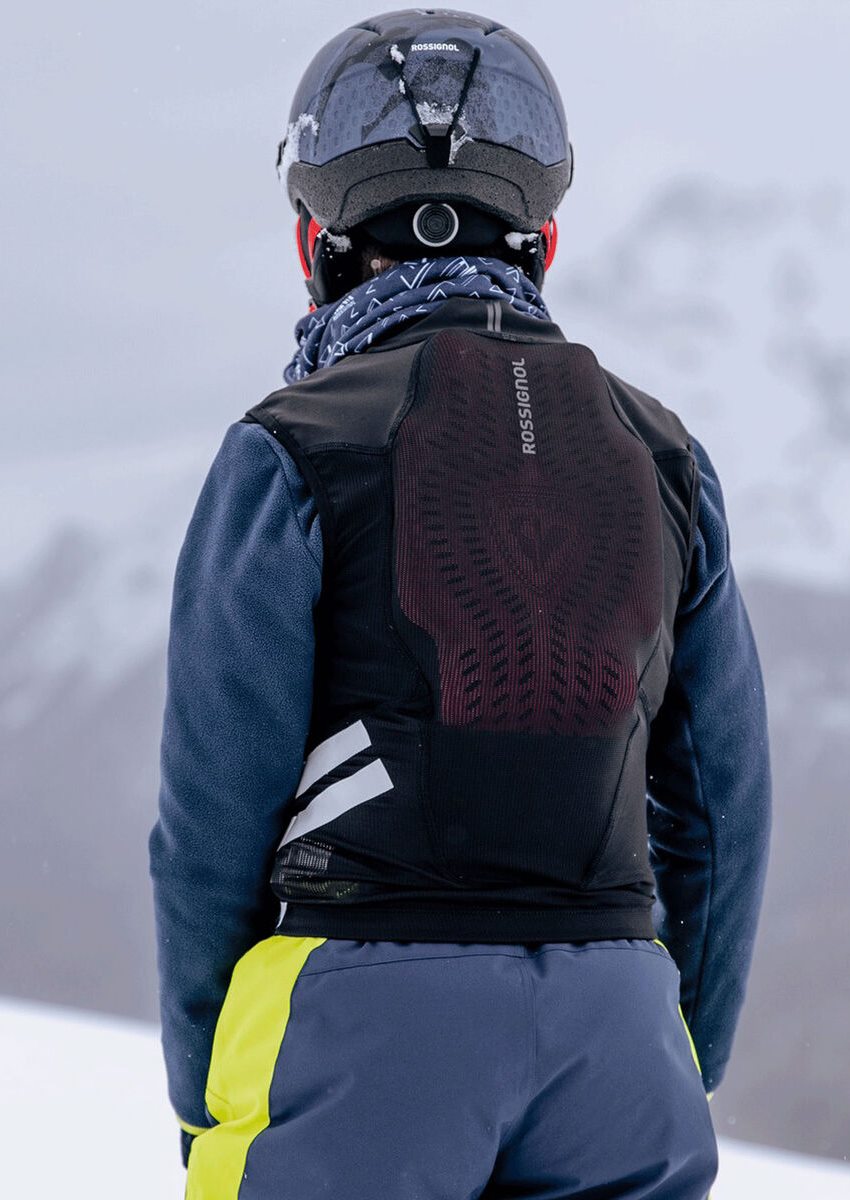 Ochraniacz narciarski dla dzieci ROSSIGNOL FLEXVENT VEST JR czarny