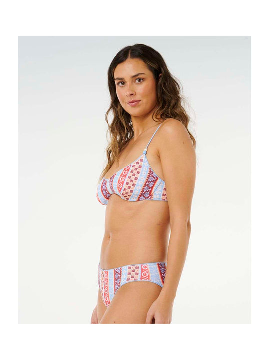 Dół od bikini damski RIP CURL Coastal Instinct Full Pant multikolor
