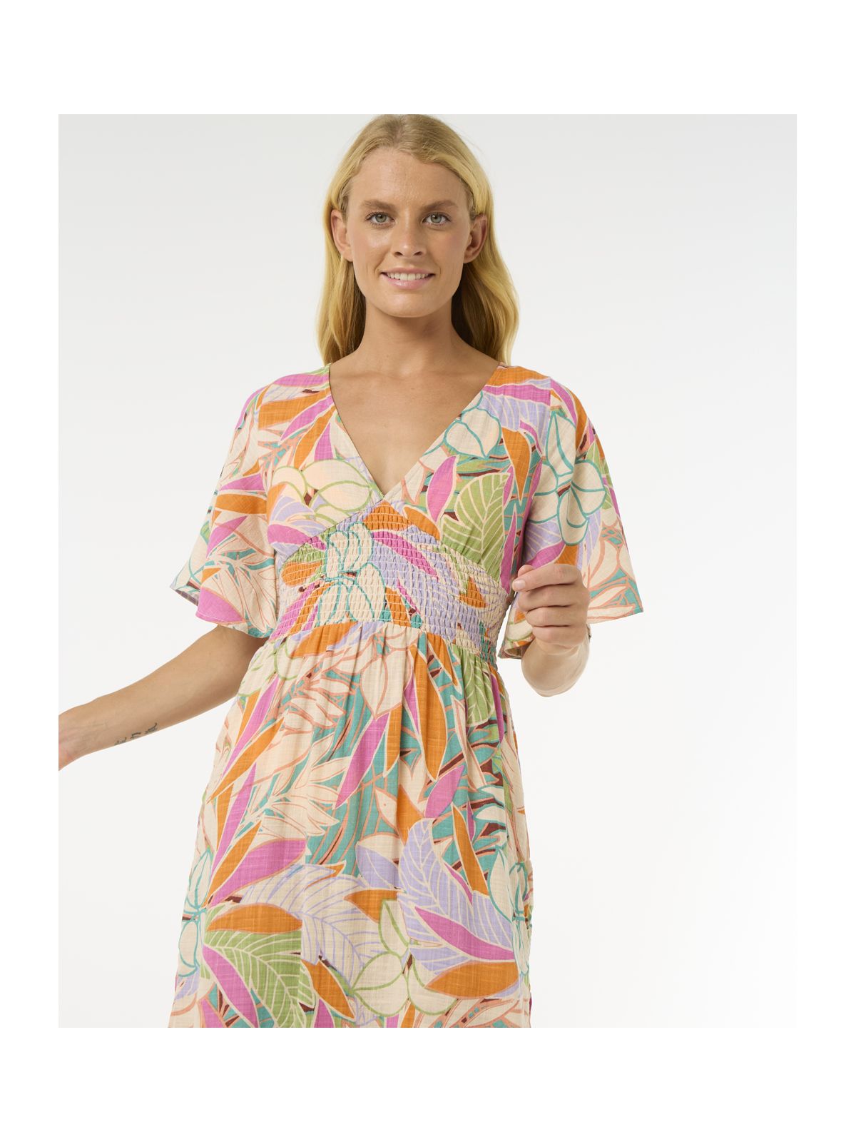 Sukienka RIP CURL Cala Vadella Midi Dress