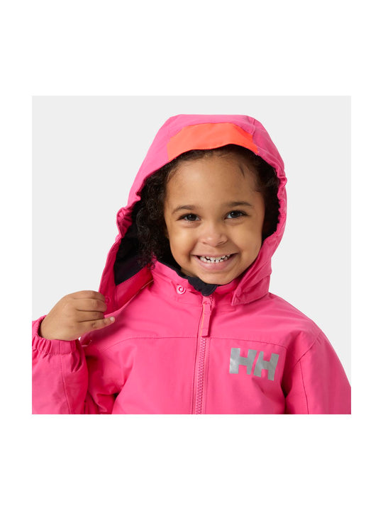 Kombinezon narciarski dziecięcy HELLY HANSEN K RIDER 3.0 INS SUIT różowy
