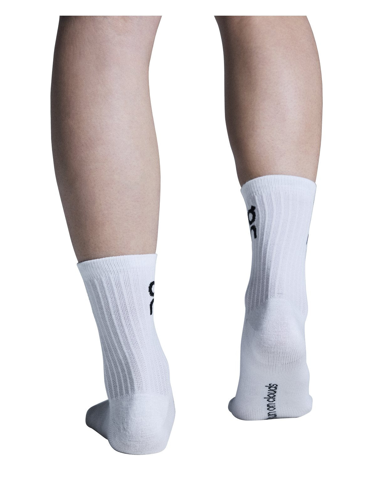 Skarpety treningowe On Logo Sock High 3Pack biały