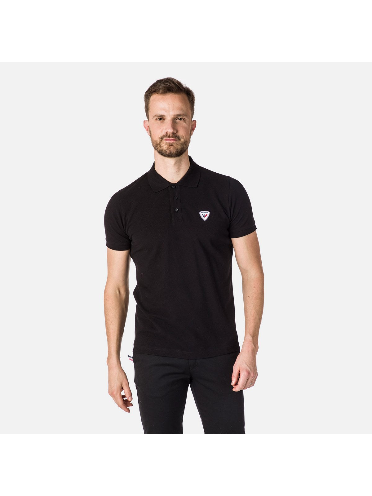 Koszulka męska ROSSIGNOL Logo Polo - czarny
