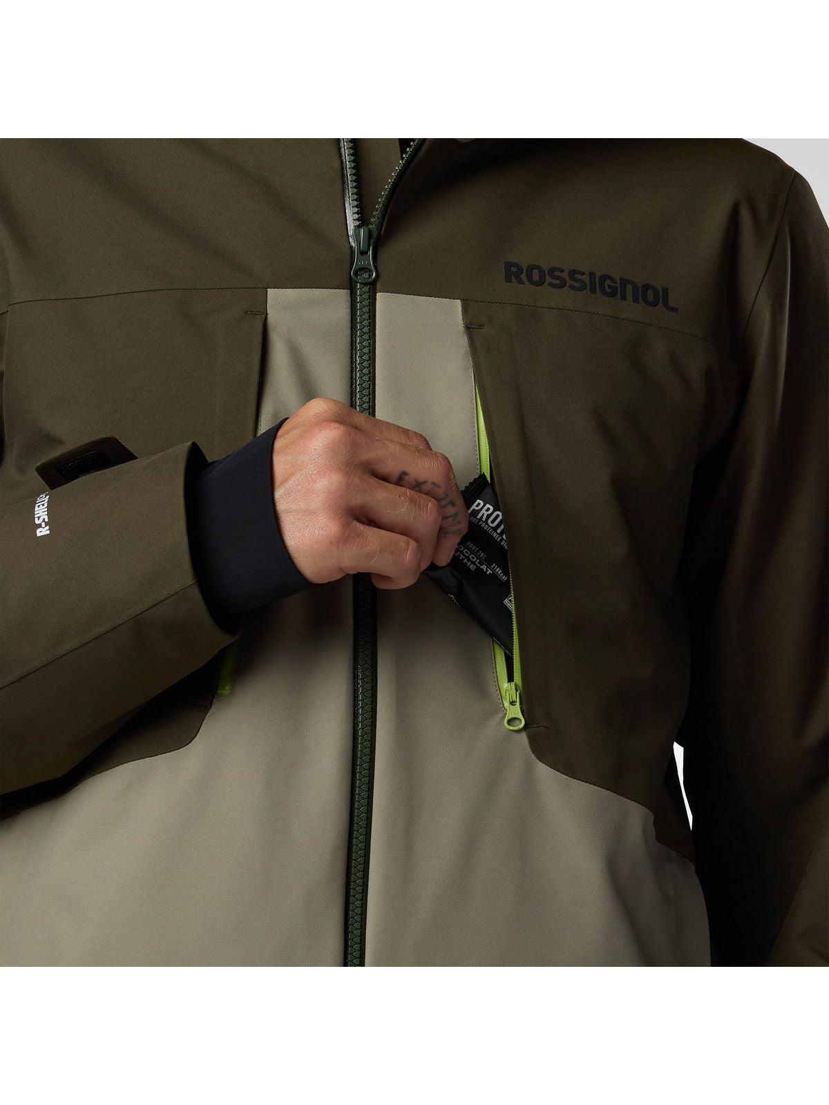 Kurtka narciarska męska ROSSIGNOL M Velika Insulated Ski Jacket zielona