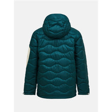 Kurtka puchowa męska PEAK PERFORMANCE M Helium Utility Down Hood Jacket kolor zielony
