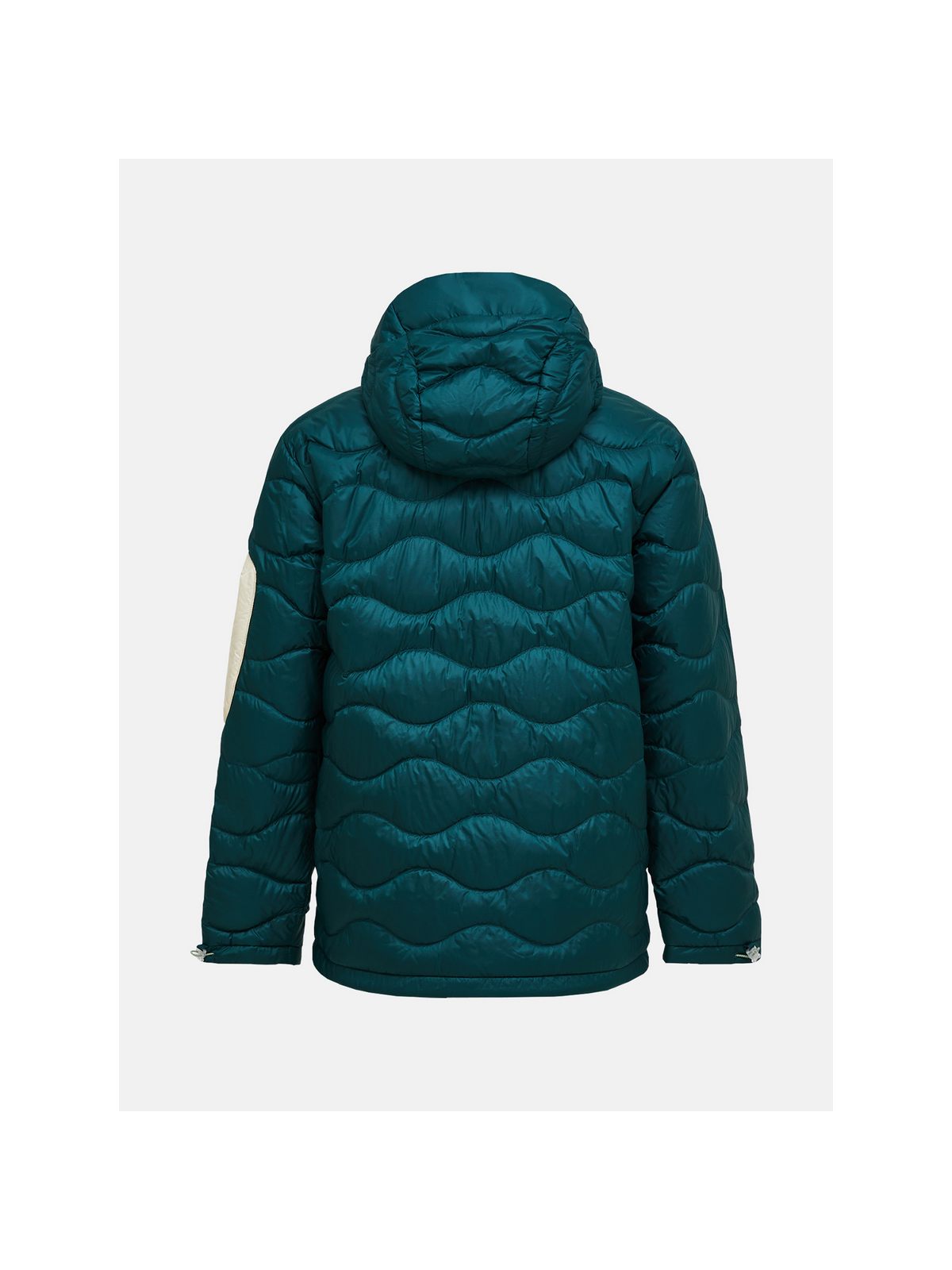 Kurtka puchowa męska PEAK PERFORMANCE M Helium Utility Down Hood Jacket kolor zielony