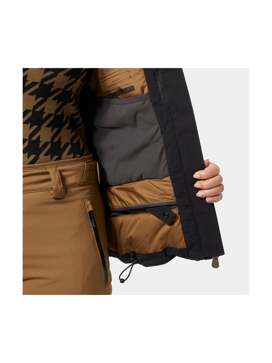 Kurtka narciarska damska HELLY HANSEN W ATLAS INFINITY STRETCH JKT czarna
