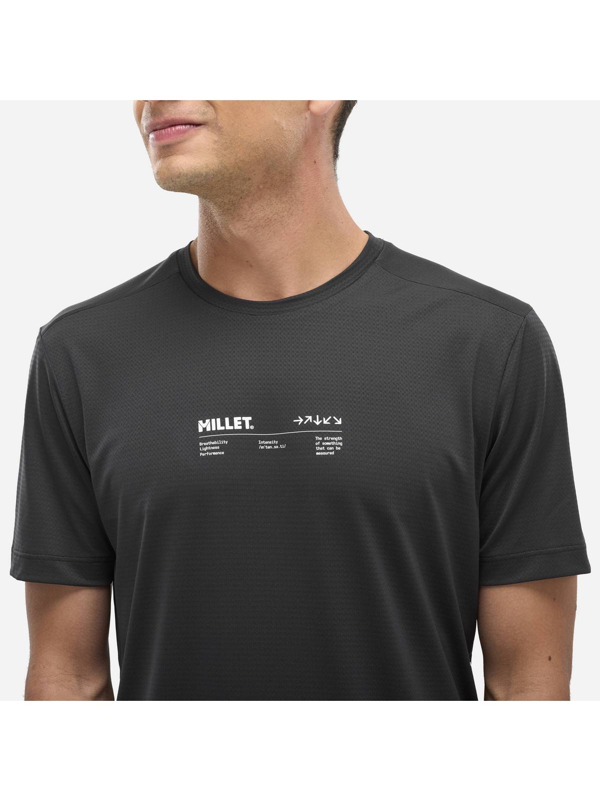 Koszulka MILLET INTENSE ESSENTIAL TS SS M czarny - Adventure Sports