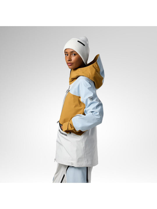 Kurtka narciarska damska ROSSIGNOL W Proclivity 3L Shell Jacket biała
