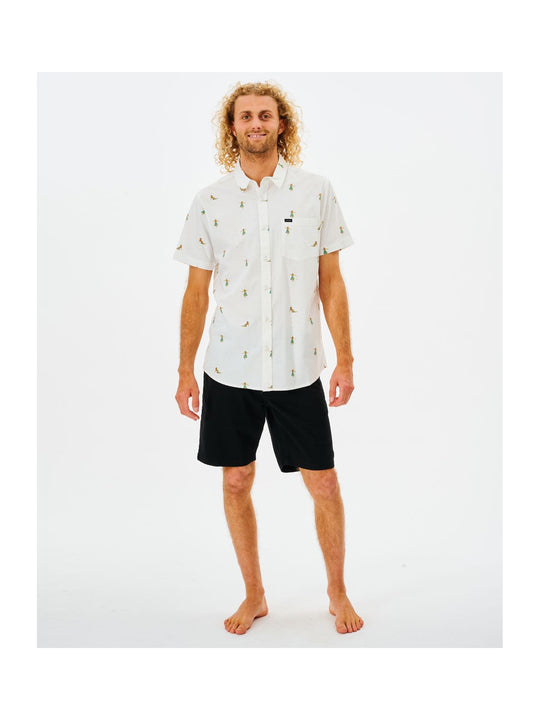 Koszula RIP CURL Hula Breach S/S Shirt biały
