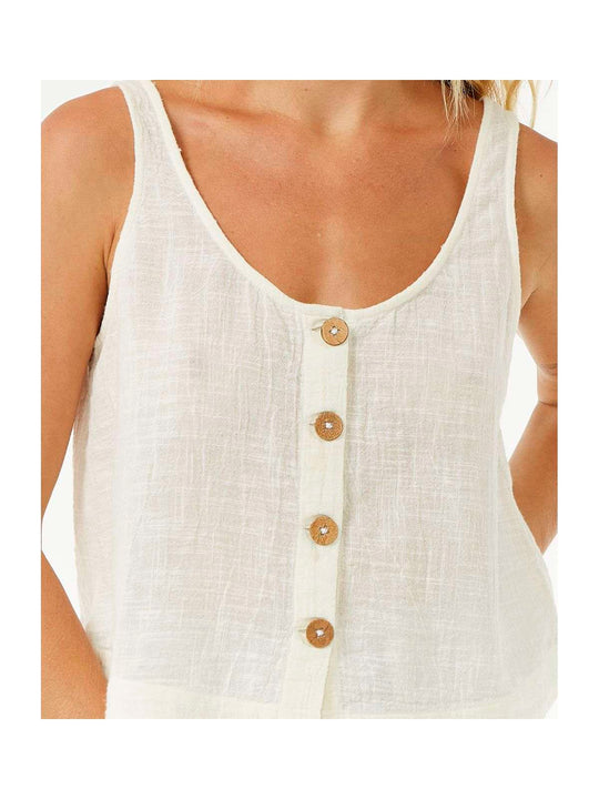 Koszulka damska RIP CURL Classic Surf Tank Ii beżowa
