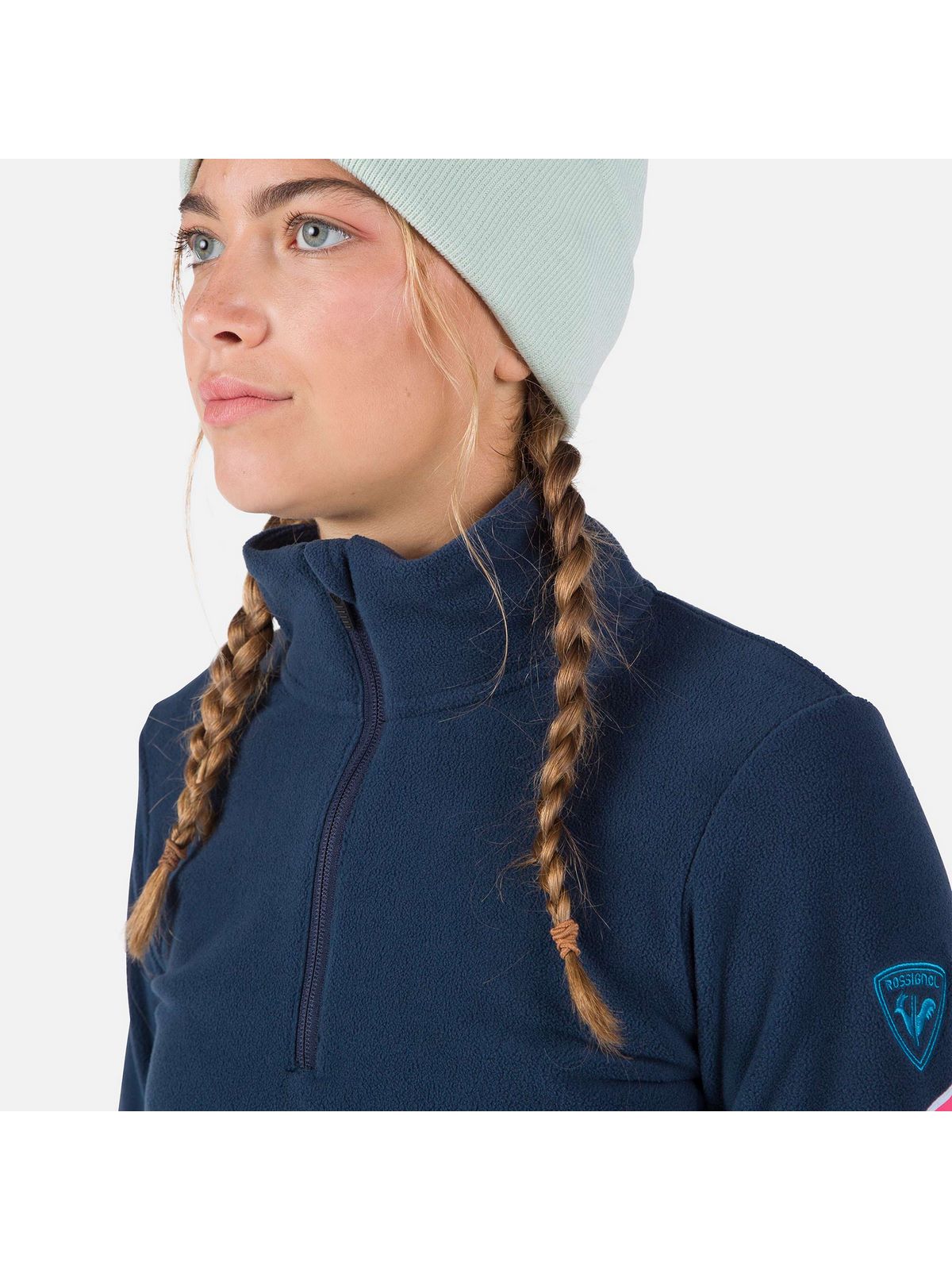 Bluza damska ROSSIGNOL W Strawpile Fleece Hz granatowy