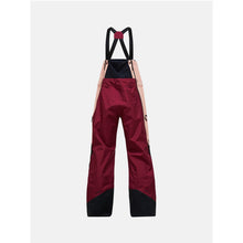 Spodnie PEAK PERFORMANCE W Vertical Gore-Tex Pro Bib Pants bordowy
