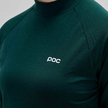 Koszulka damska POC W's Layer Merino Mock Neck Jersey zielony
