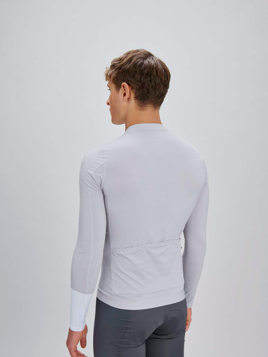 Koszulka rowerowa POC M's Cadence L/S Jersey szara
