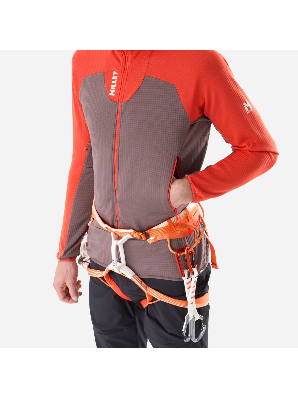 Bluza męska MILLET M Kamet Grid Hd M czerwona