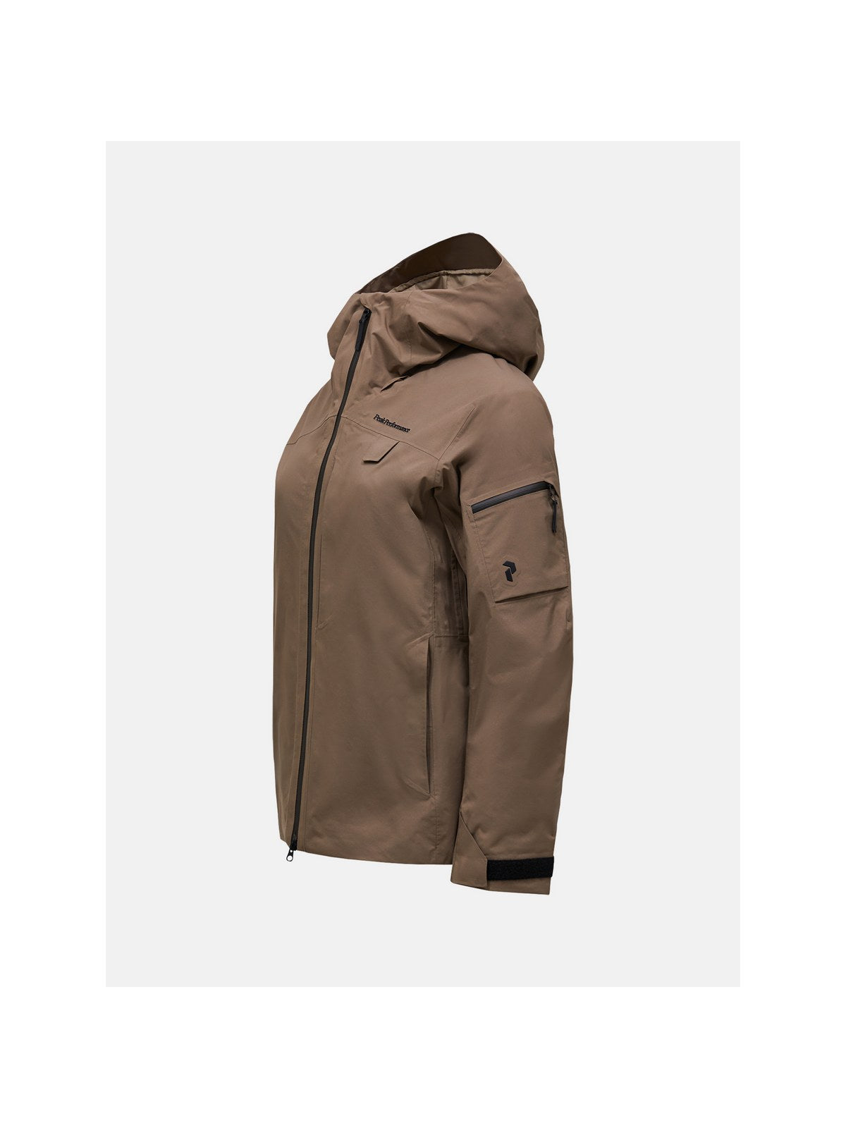 Kurtka narciarska damska PEAK PERFORMANCE Alpine GORE-TEX 2L Insulated Shell Jacket brązowa