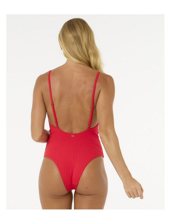 Kostium jednoczęściowy RIP CURL Premium Surf Cheeky 1Pc czerwony
