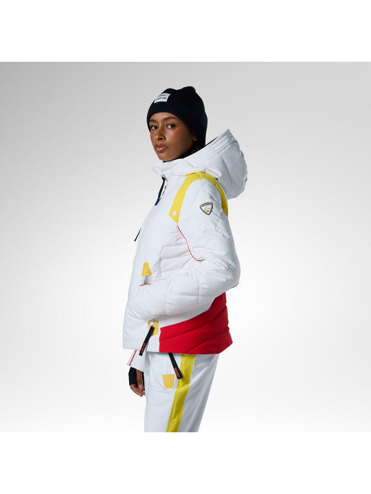 Kurtka narciarska damska ROSSIGNOL W Jcc Valdiz Down Ski Jacket biała
