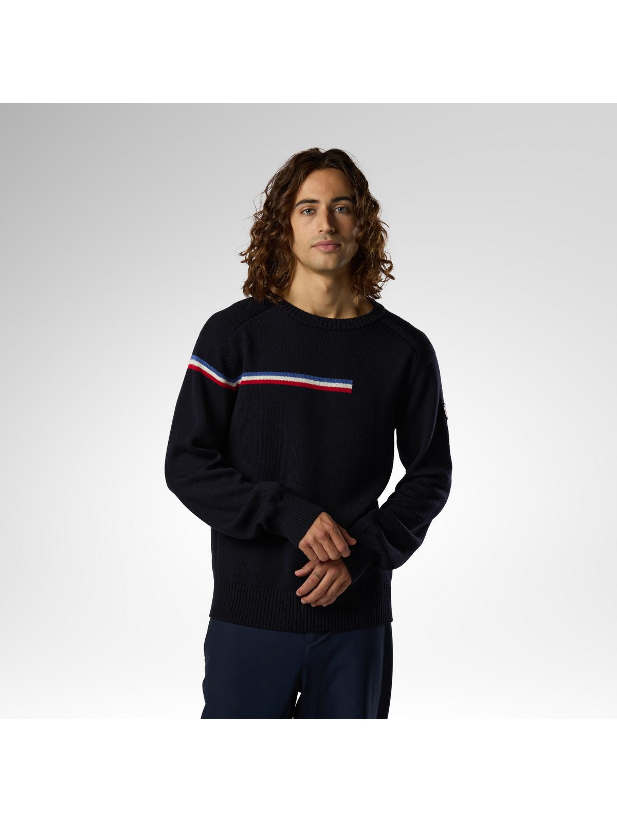 Sweter męski ROSSIGNOL M Odysseus Crew Merino Sweater czarny
