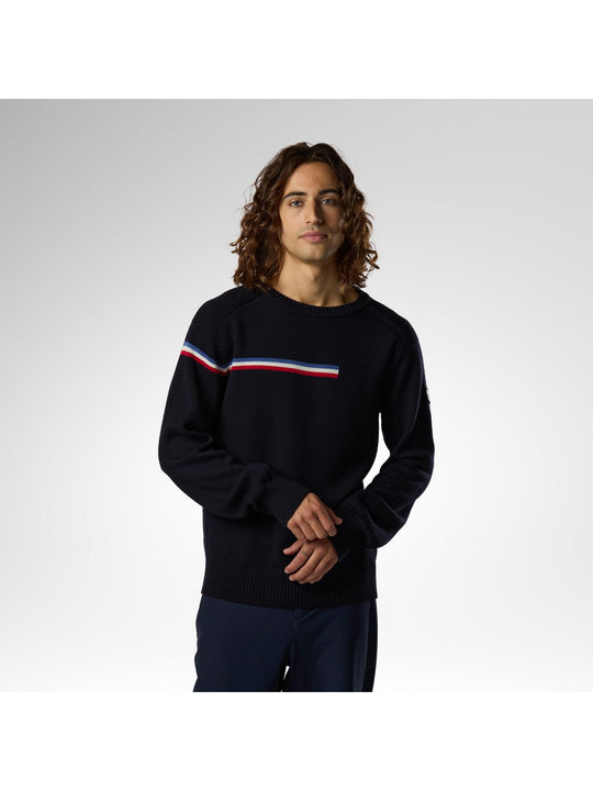 Sweter męski ROSSIGNOL M Odysseus Crew Merino Sweater czarny
