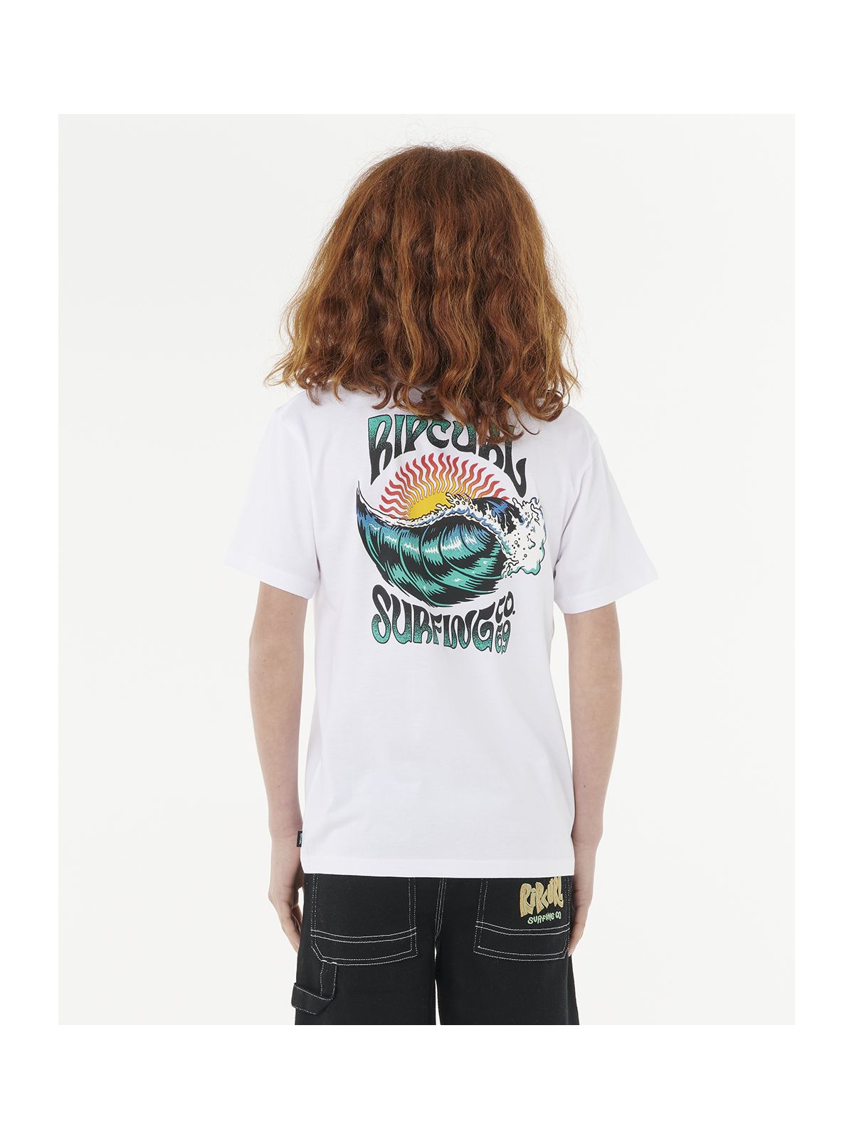 Koszulka RIP CURL HAZED & TUBED TEE-BOY biała