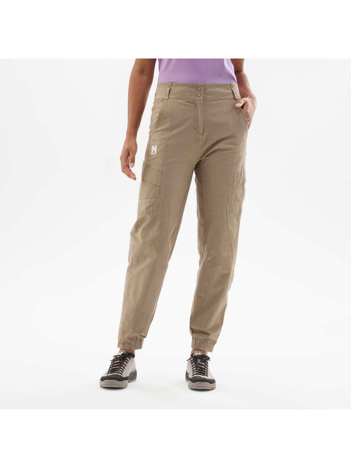 Spodnie MILLET W CIMAI COTTON PANT brązowe