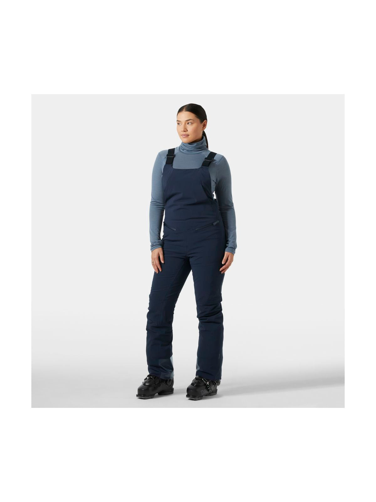 Spodnie narciarskie damskie HELLY HANSEN W ALPHELIA BIB PANT granatowe