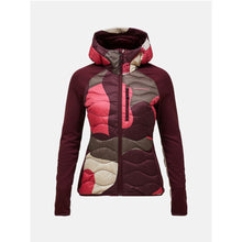 Kurtka damska PEAK PERFORMANCE Helium AOP Down Hybrid Hood Multicolor
