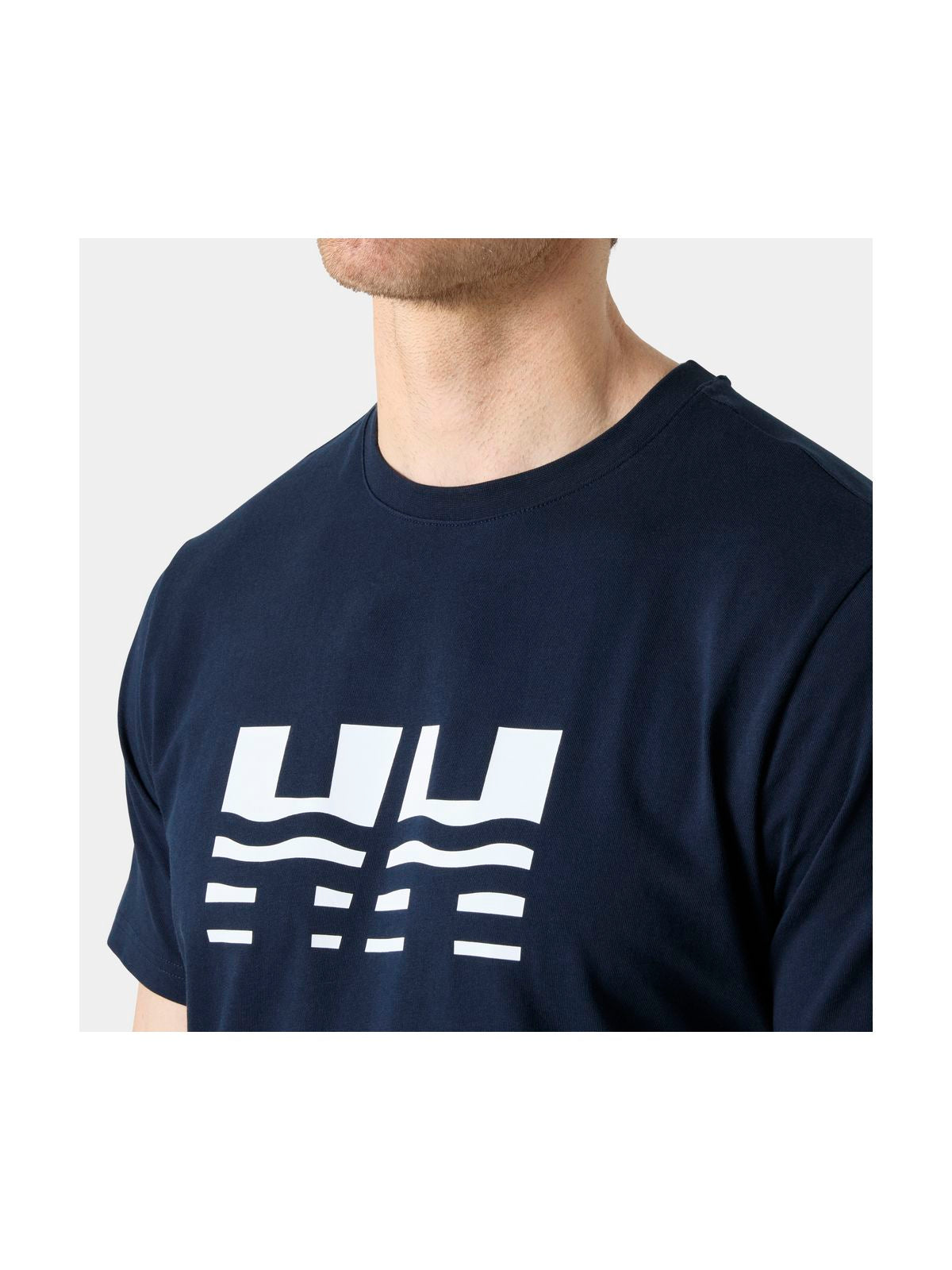 Koszulka męska HELLY HANSEN Core Graphic T 2.0 granatowa