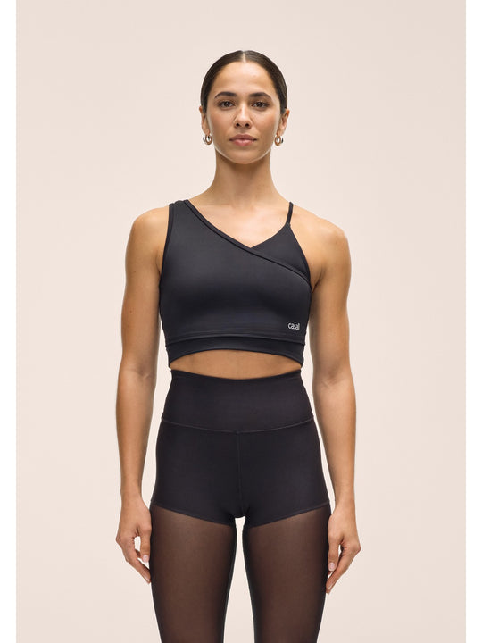 Top CASALL Asymmetry Sports Top kolor czarny
